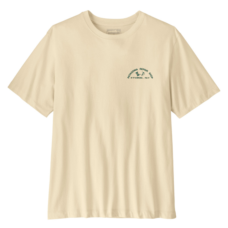 Pánské tričko Patagonia REPAIR SHOP T-SHIRT  - béžová