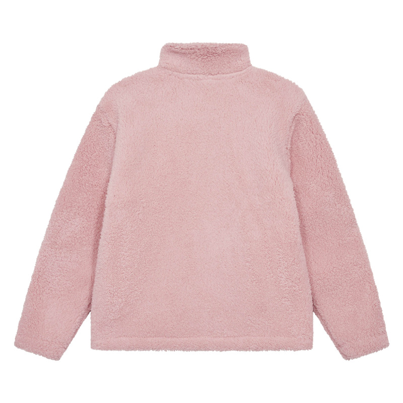 Dívčí mikina Lego Wear LWSIAN 201 - TEDDY JACKET  - světle růžová