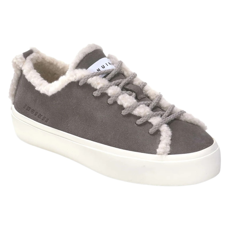 Dámske topánky Inuikii SHEARLING LOW  - šedá