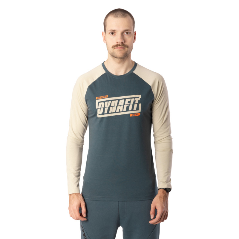 Pánske tričko Dynafit 24/7 LONG SLEEVE SHIRT  - tmavo šedá