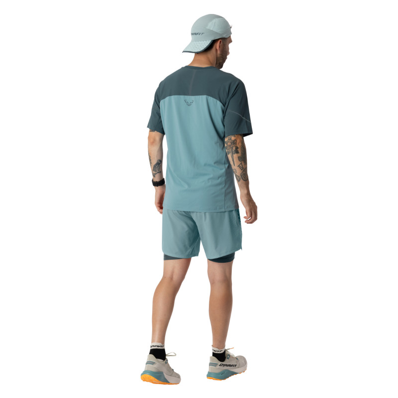 Pánske funkčné tričko Dynafit ALPINE PRO SHORT SLEEVE SHIRT  - svetlo modrá