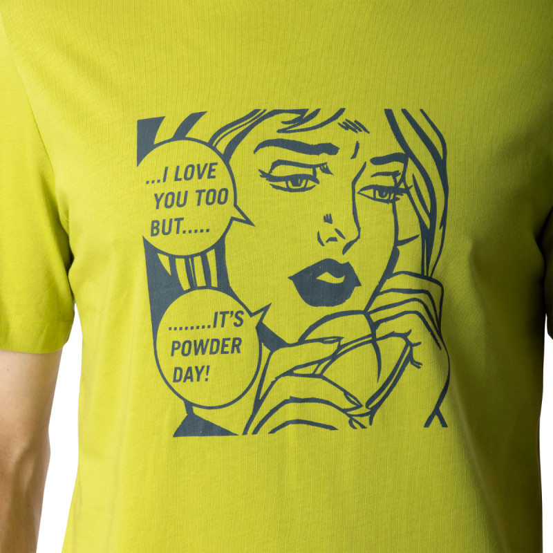 Pánske tričko Dynafit GRAPHIC COTTON T-SHIRT  - zelená