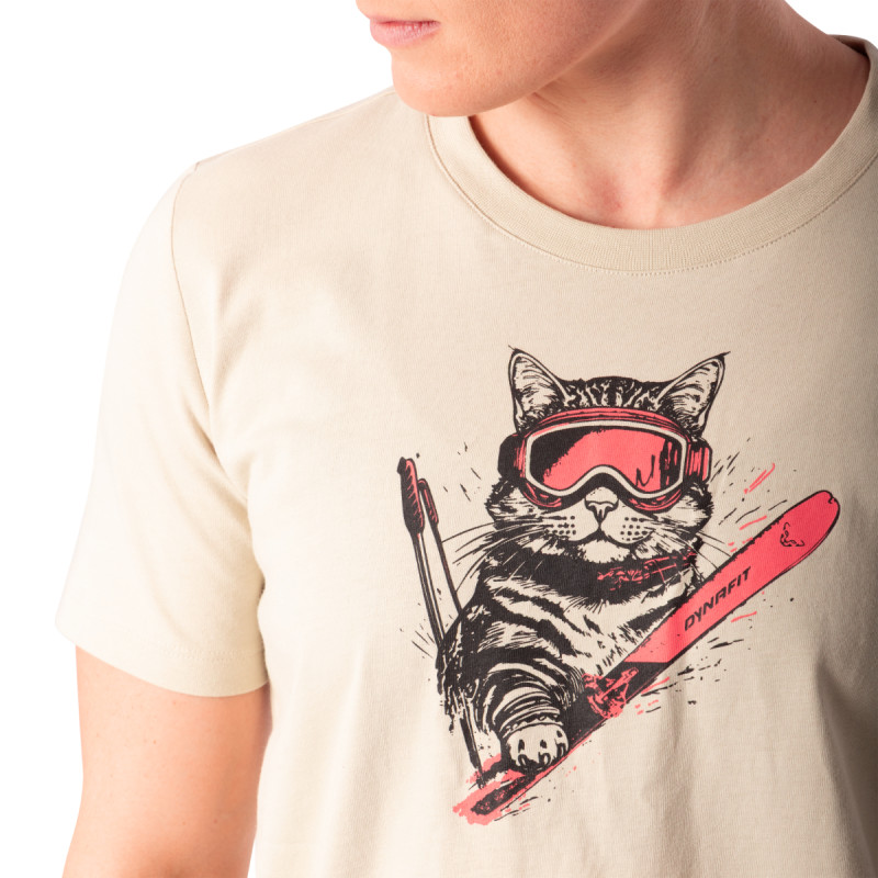 Dámske tričko Dynafit GRAPHIC COTTON T-SHIRT  - béžová
