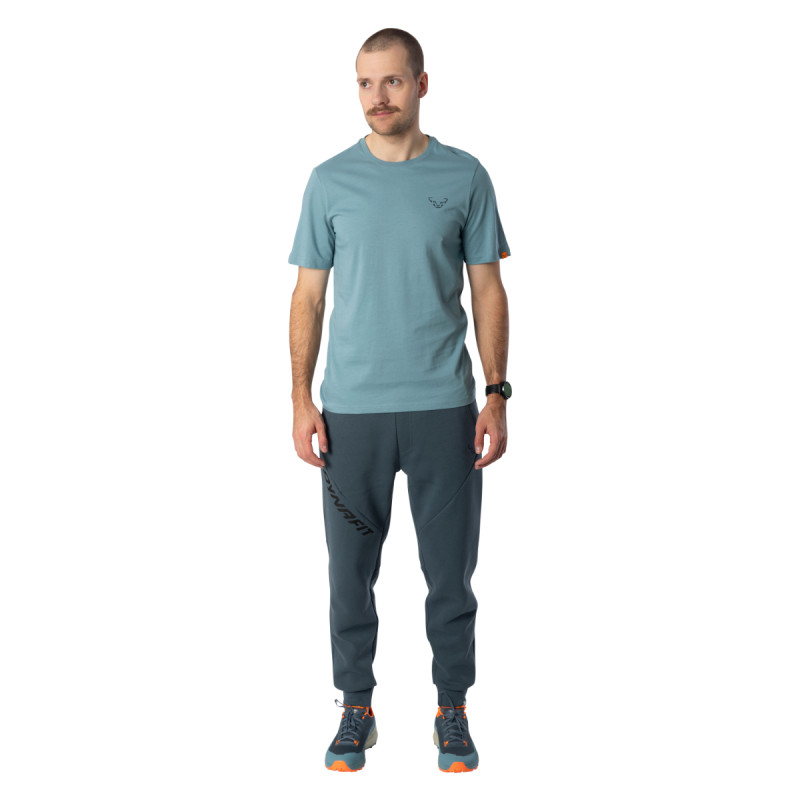 Pánske tričko Dynafit BACK GRAPHIC COTTON T-SHIRT  - svetlo modrá