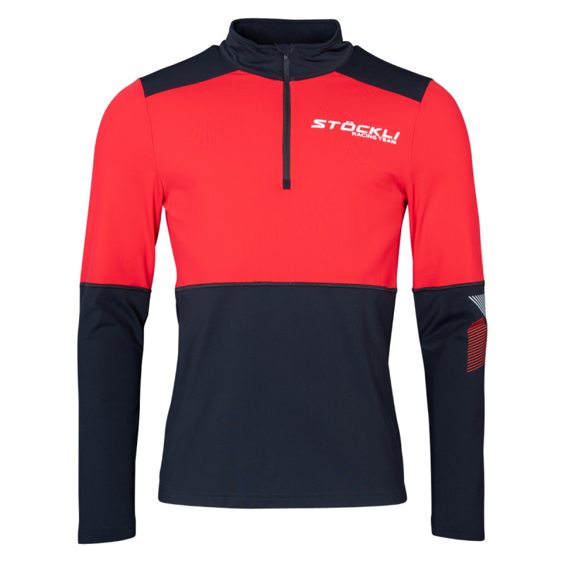Pánska lyžiarská mikina Stöckli FUNKTIONSSHIRT WRT  - červená