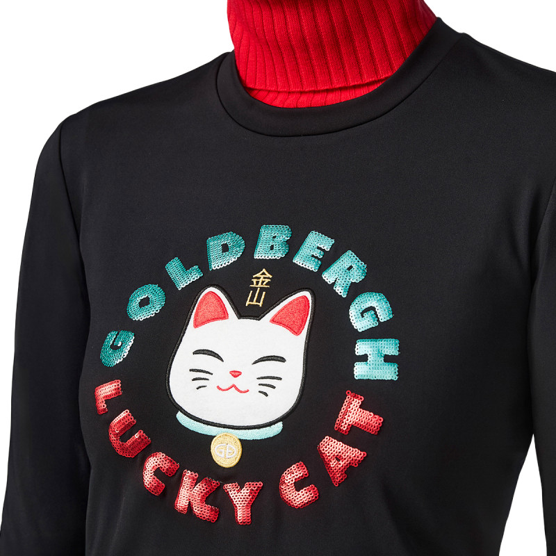 Dámske tričko Goldbergh NEKO  - čierna