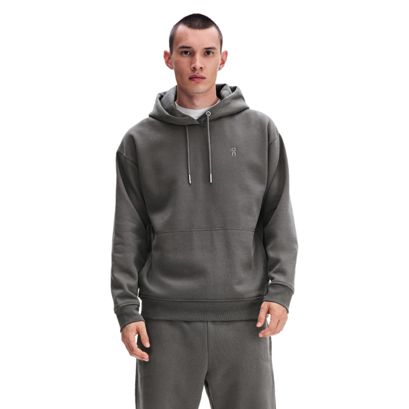 Pánská mikina On CLUB COLLECTIVE HOODIE  - šedá