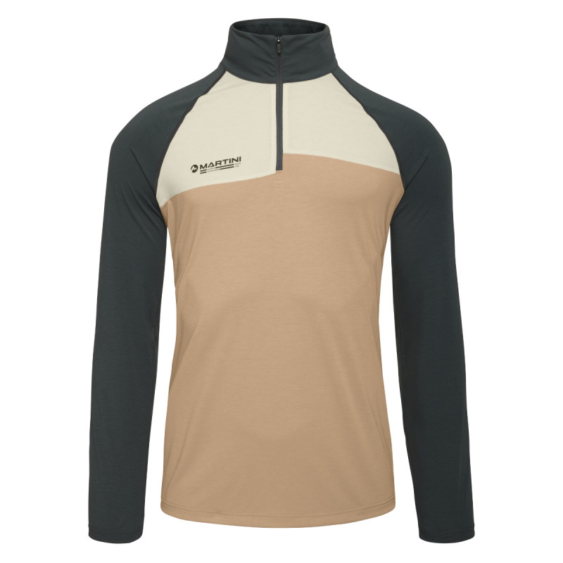 Pánske funkčné tričko Martini Sportswear ARGON BASE LS  - svetlo hnedá