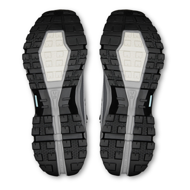 Pánske turistické členkové topánky On CLOUDROCK MID WATERPROOF  - svetlo šedá