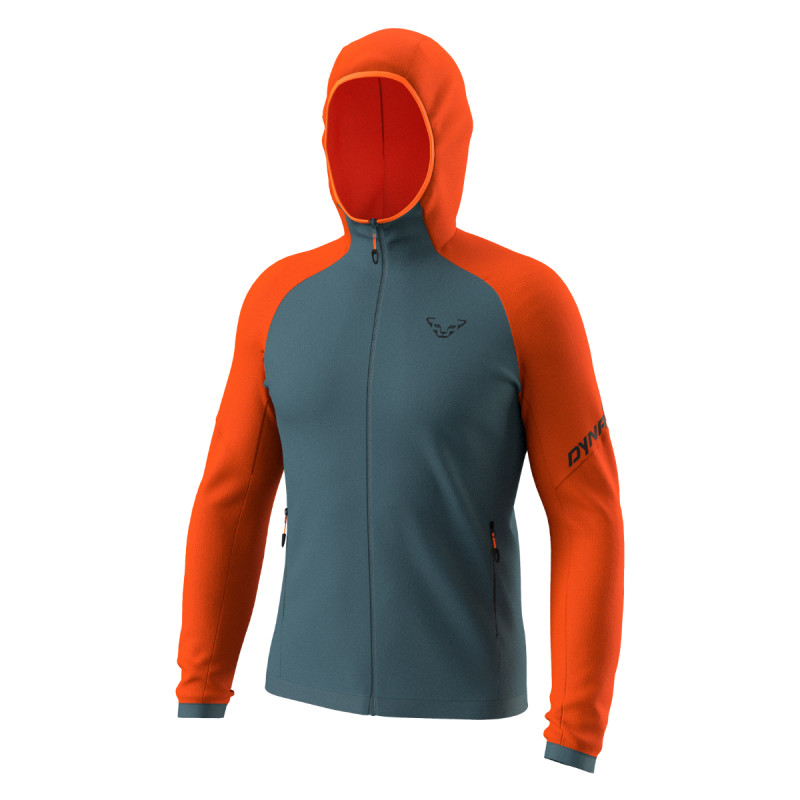 Pánska mikina Dynafit RADICAL POLARTEC HOODED JACKET  - tmavo šedá