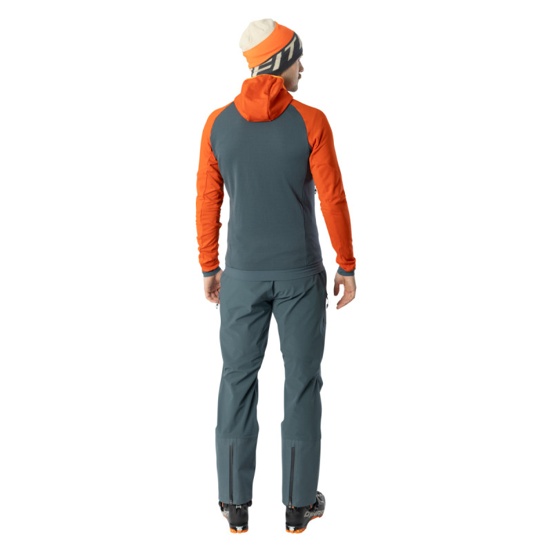 Pánska mikina Dynafit RADICAL POLARTEC HOODED JACKET  - tmavo šedá
