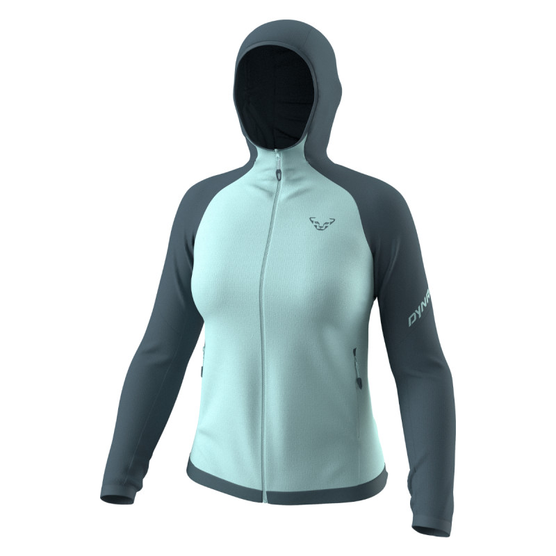Dámská mikina Dynafit RADICAL POLARTEC HOODED JACKET  - světle modrá