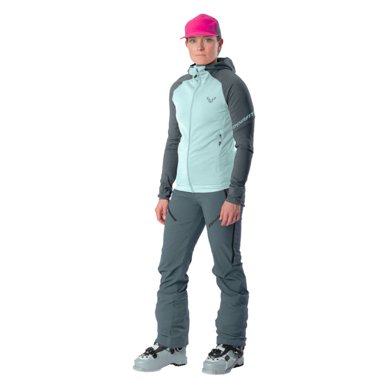 Dámská mikina Dynafit RADICAL POLARTEC HOODED JACKET  - světle modrá