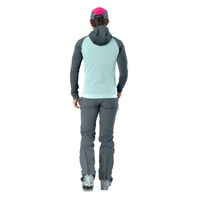 Dámská mikina Dynafit RADICAL POLARTEC HOODED JACKET  - světle modrá