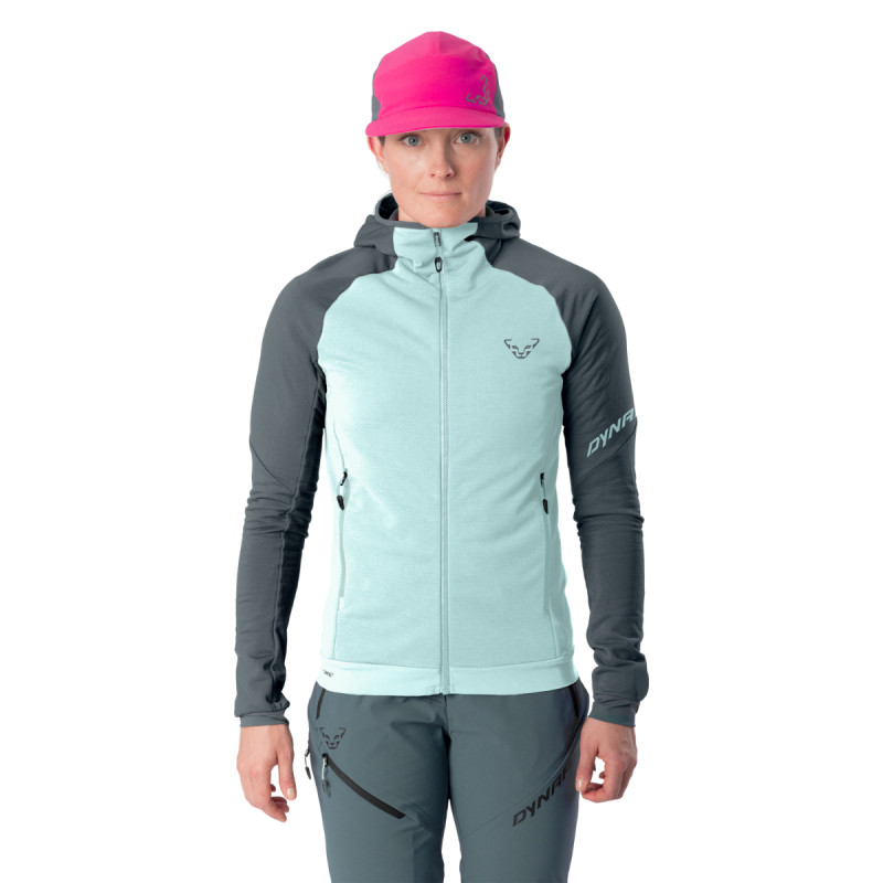 Dámská mikina Dynafit RADICAL POLARTEC HOODED JACKET  - světle modrá