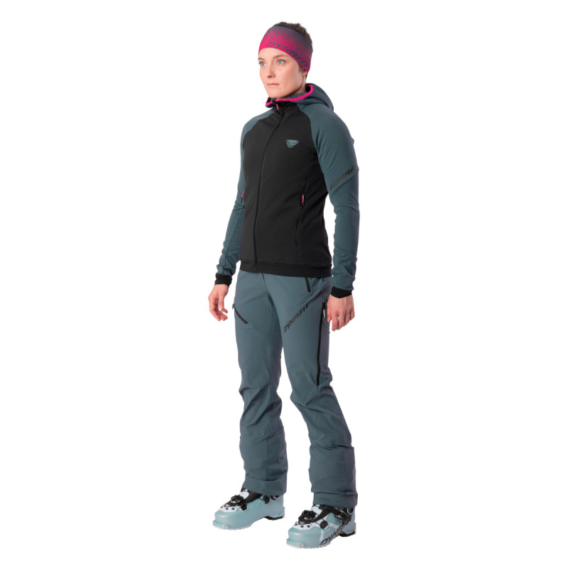 Dámská mikina Dynafit RADICAL POLARTEC HOODED JACKET  - černá