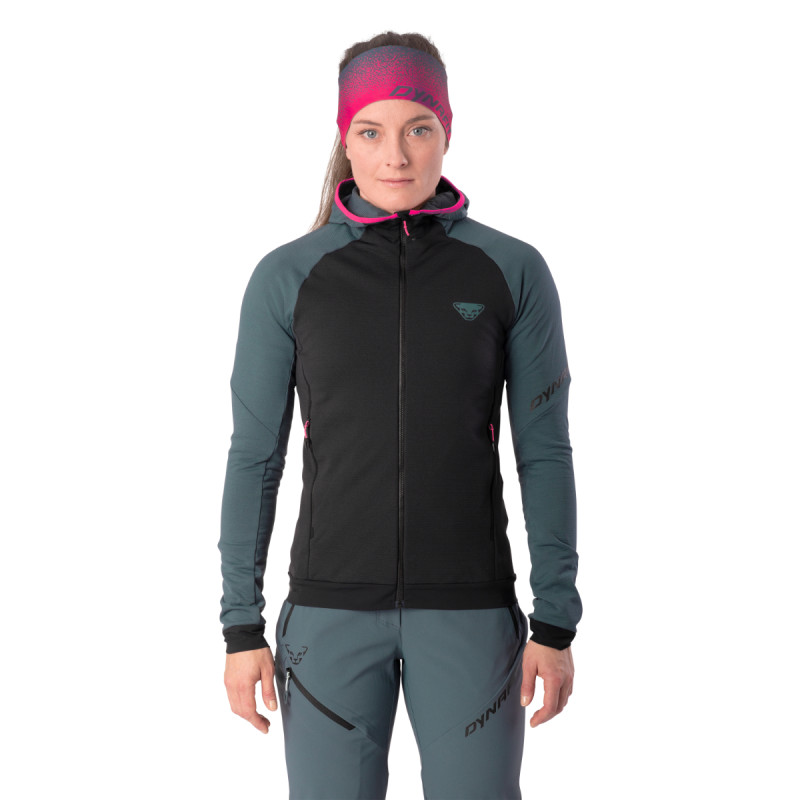 Dámská mikina Dynafit RADICAL POLARTEC HOODED JACKET  - černá