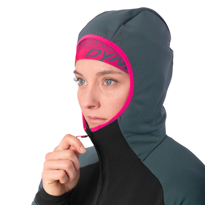 Dámská mikina Dynafit RADICAL POLARTEC HOODED JACKET  - černá