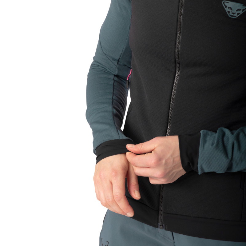 Dámská mikina Dynafit RADICAL POLARTEC HOODED JACKET  - černá