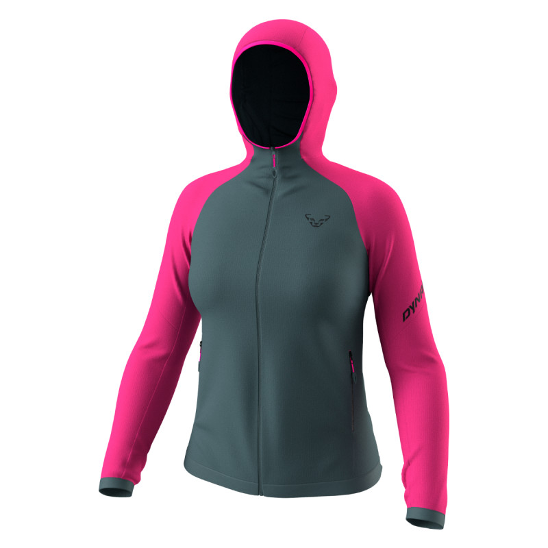 Dámská mikina Dynafit RADICAL POLARTEC HOODED JACKET  - tmavě šedá