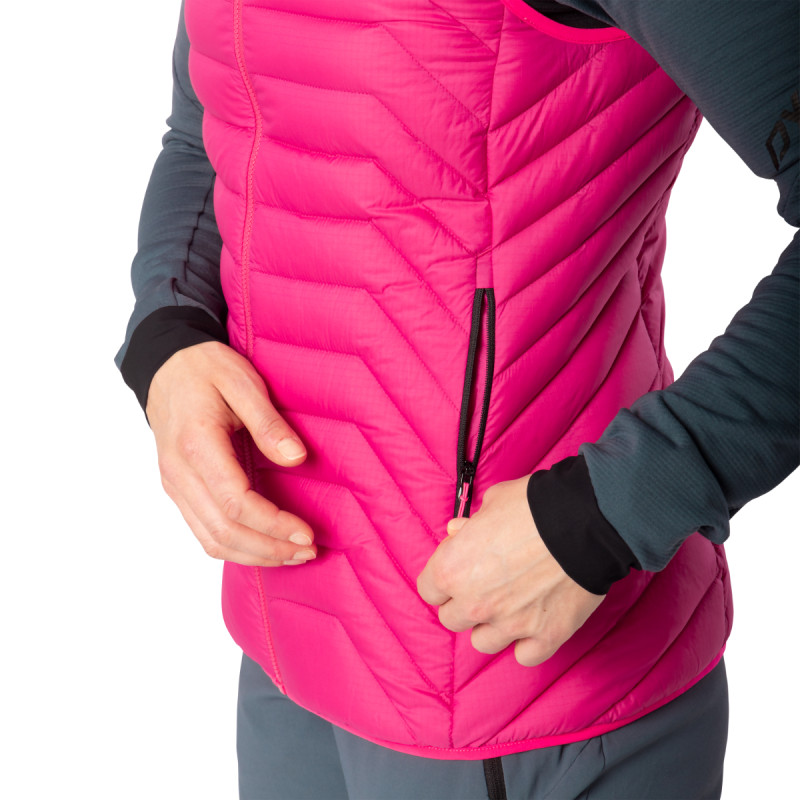 Dámská vesta Dynafit RADICAL RDS DOWN VEST  - růžová