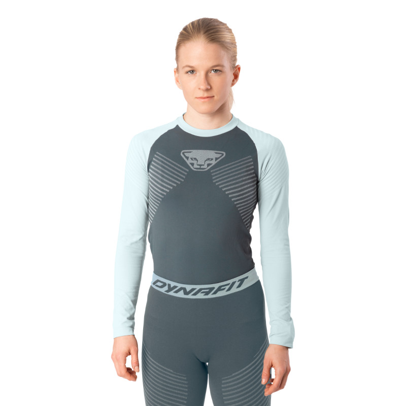 Dámské funkční tričko Dynafit SPEED DRYARN LONG SLEEVE SHIRT  - tmavě šedá
