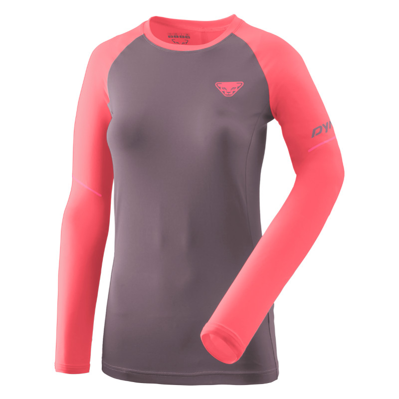 Dámské funkční tričko Dynafit ALPINE PRO LONGSLEEVE SHIRT  - světle růžová