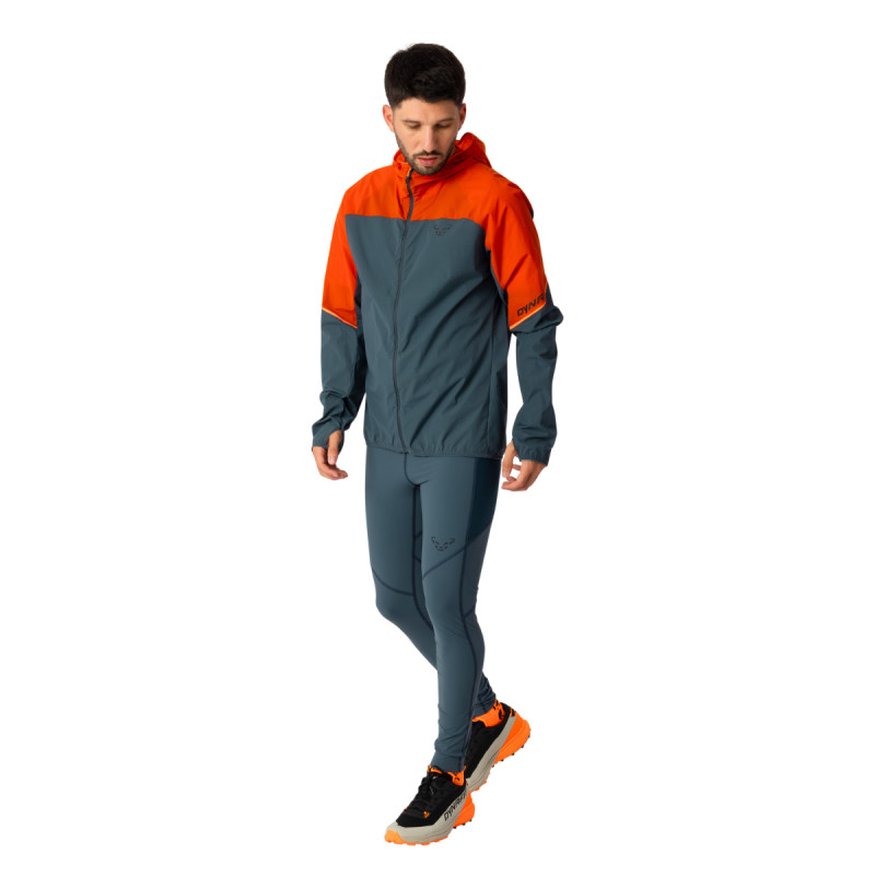 Pánska bunda Dynafit ALPINE WIND JACKET  - tmavo šedá
