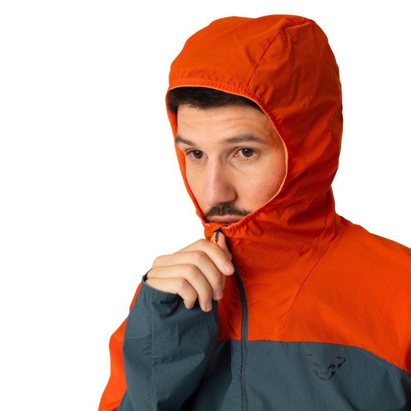 Pánska bunda Dynafit ALPINE WIND JACKET  - tmavo šedá