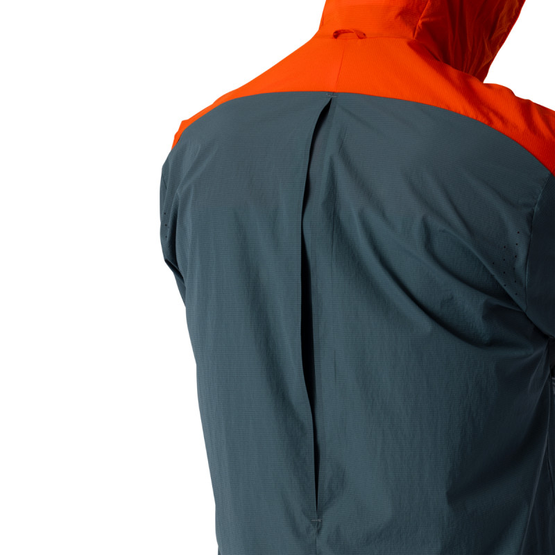 Pánska bunda Dynafit ALPINE WIND JACKET  - tmavo šedá