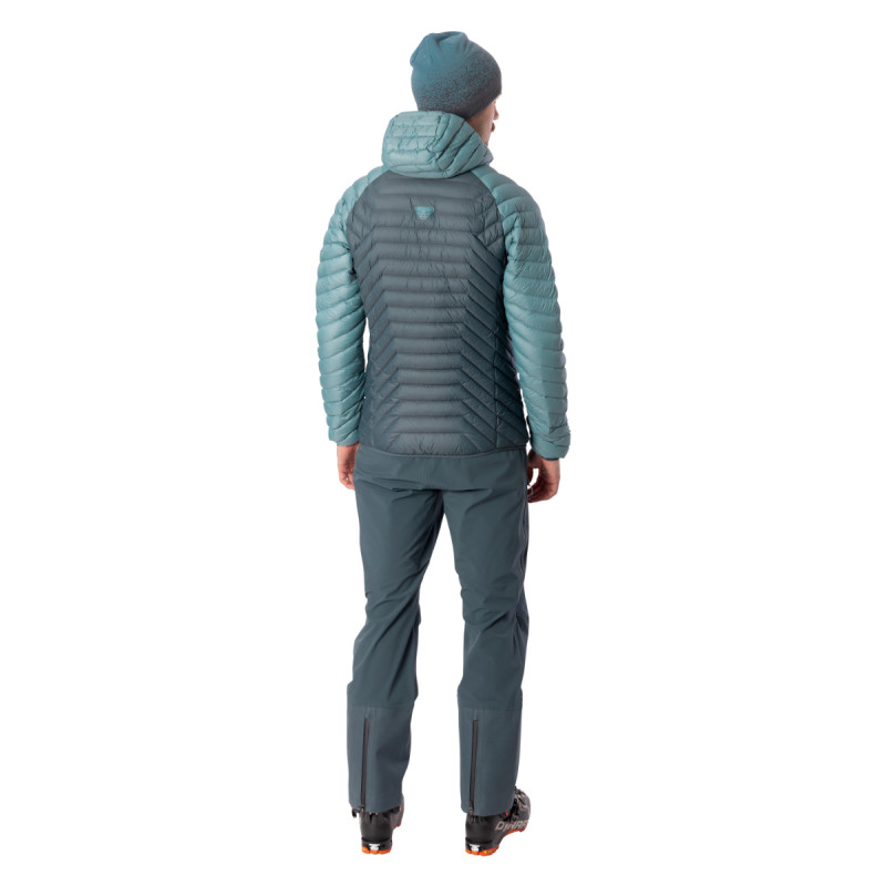 Pánská bunda Dynafit RADICAL RDS DOWN HOODED JACKET  - šedá