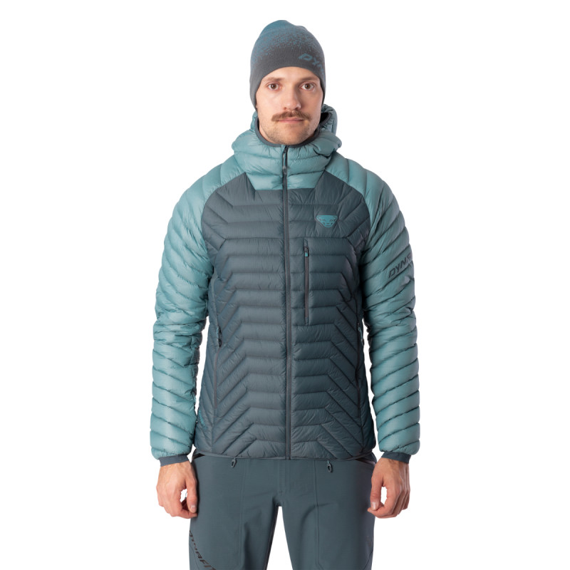 Pánská bunda Dynafit RADICAL RDS DOWN HOODED JACKET  - šedá