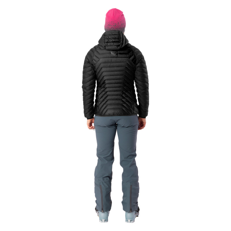 Dámská bunda Dynafit RADICAL RDS DOWN HOODED JACKET  - černá