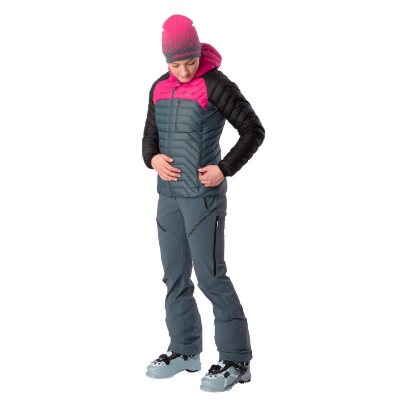 Dámská bunda Dynafit RADICAL RDS DOWN HOODED JACKET  - tmavě šedá