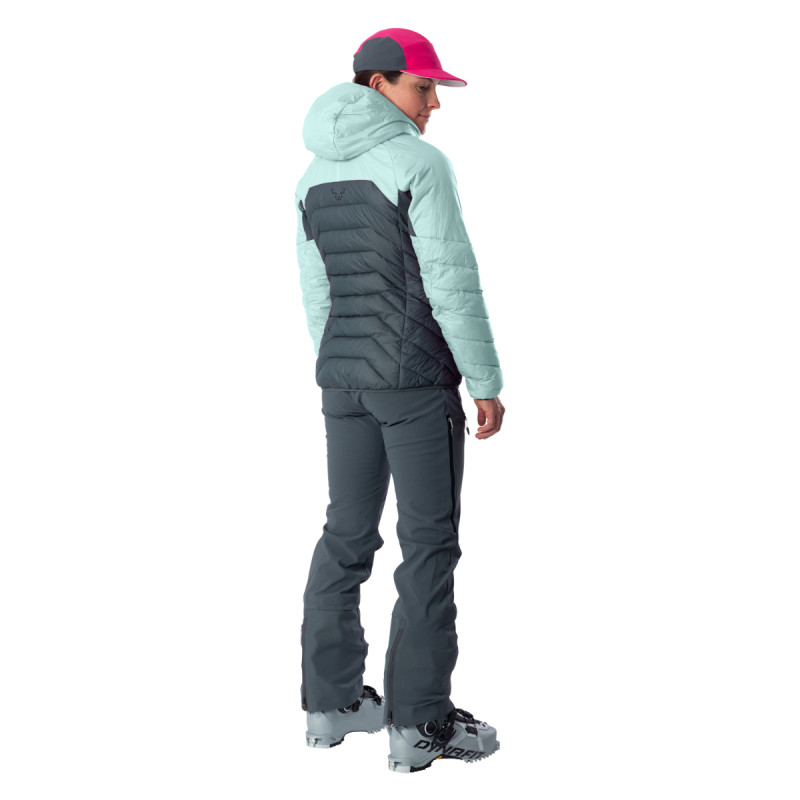 Dámská bunda Dynafit RADICAL INSULATION HOODED JACKET  - světle modrá