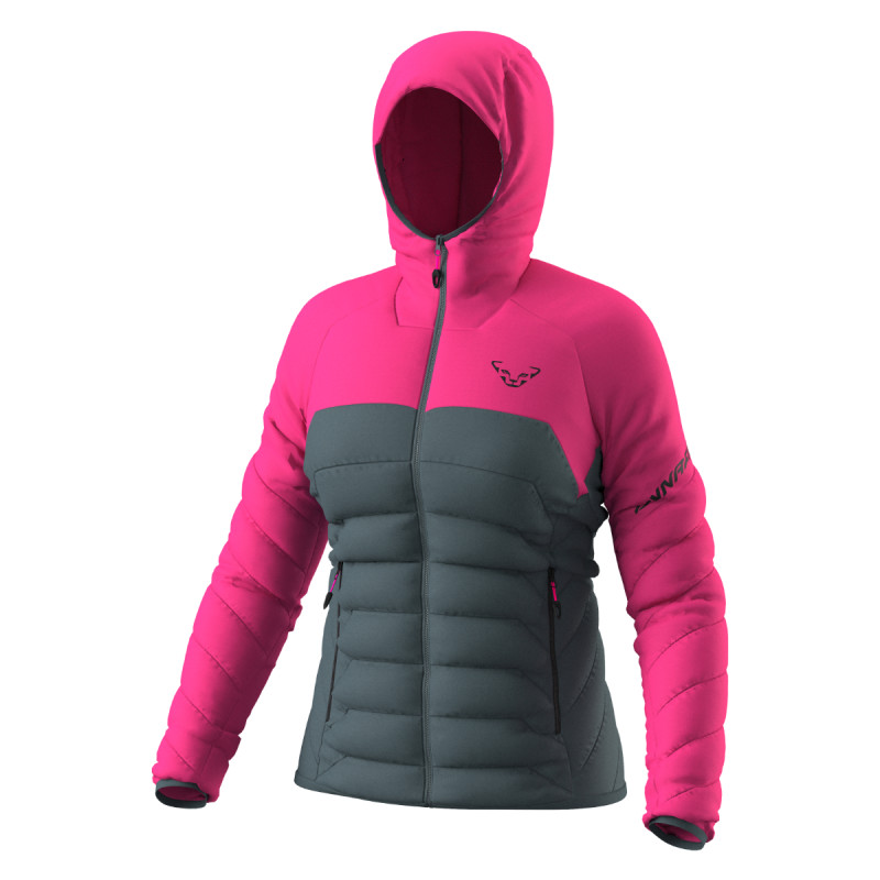 Dámská bunda Dynafit RADICAL INSULATION HOODED JACKET  - růžová