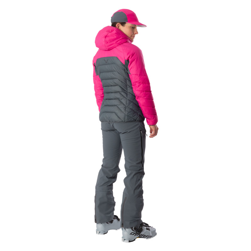 Dámská bunda Dynafit RADICAL INSULATION HOODED JACKET  - růžová