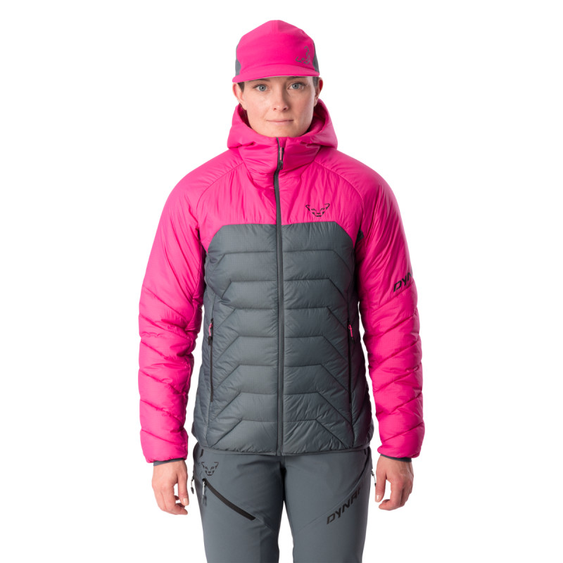 Dámská bunda Dynafit RADICAL INSULATION HOODED JACKET  - růžová