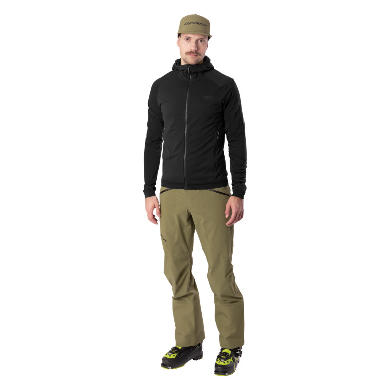 Pánska mikina Dynafit RADICAL POLARTEC HOODED JACKET  - čierna