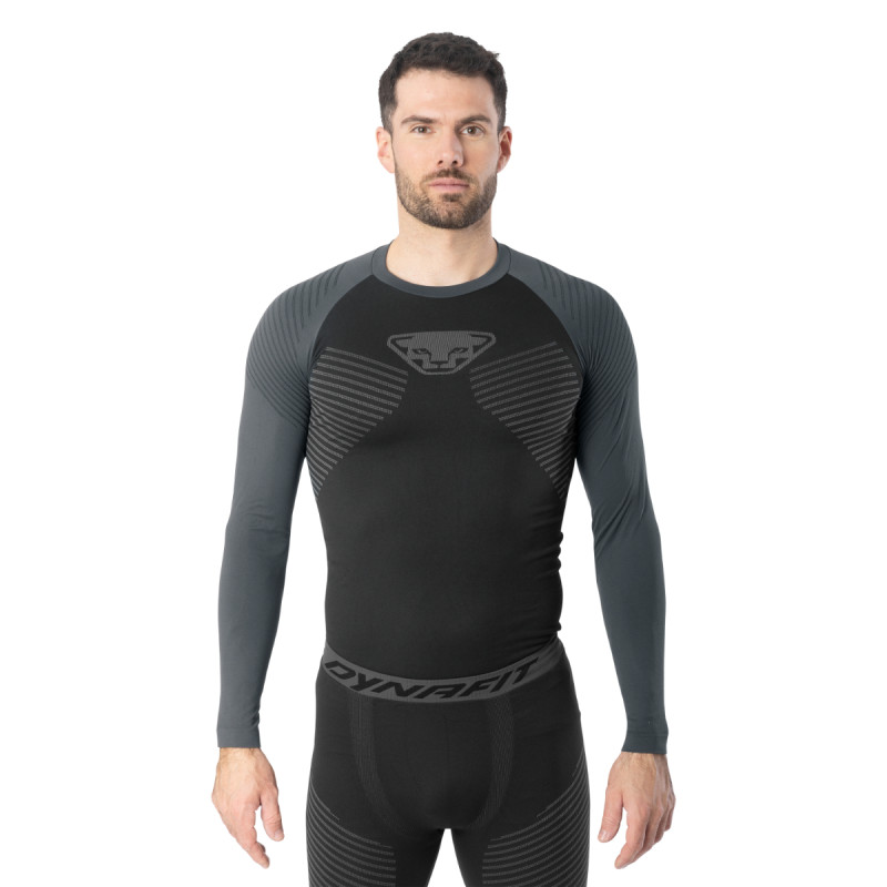 Pánské funkční tričko Dynafit SPEED DRYARN LONG SLEEVE SHIRT  - černá