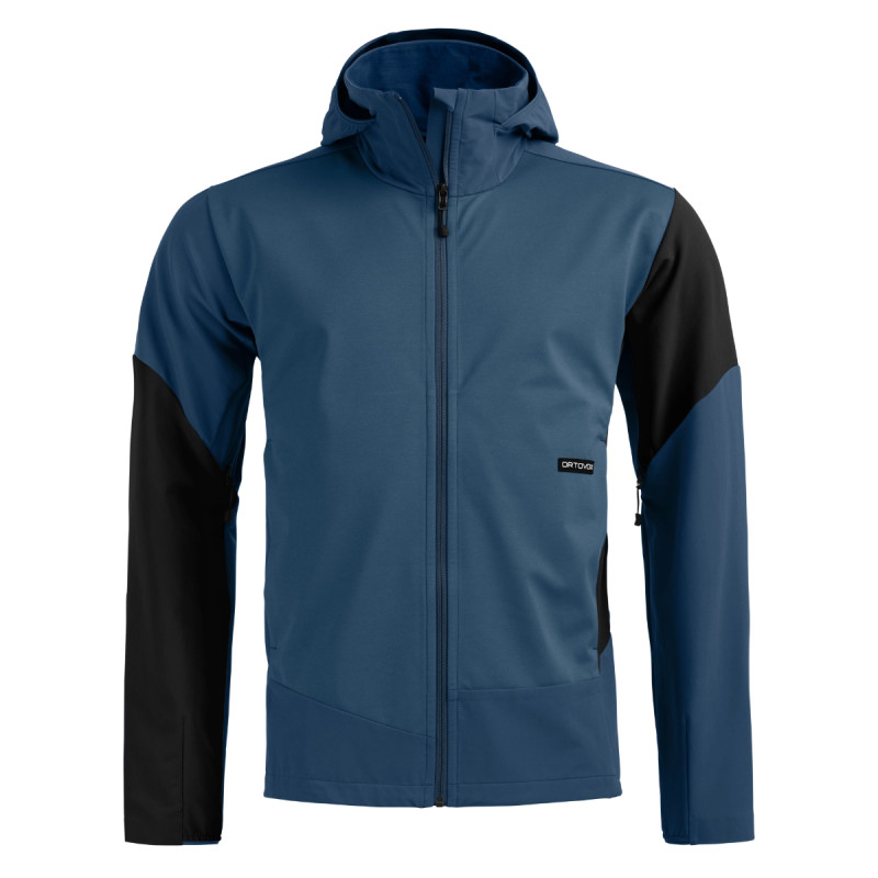 Pánská bunda Ortovox ORTLER SOFTSHELL PLUS JACKET  - tmavě modrá