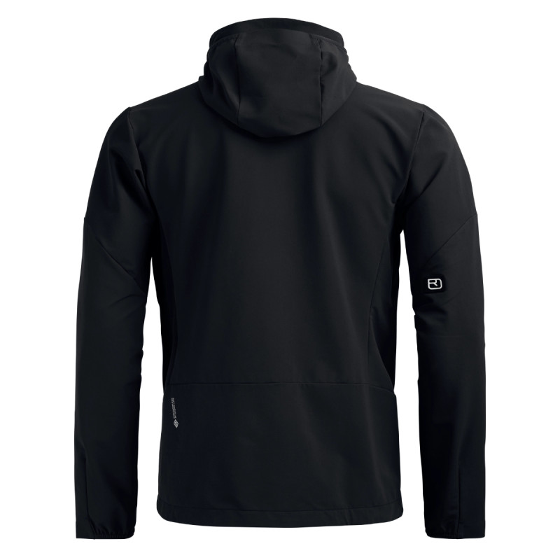 Pánska bunda Ortovox ORTLER SOFTSHELL PLUS JACKET  - čierna