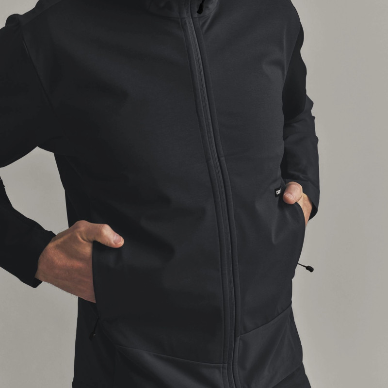Pánska bunda Ortovox ORTLER SOFTSHELL PLUS JACKET  - čierna