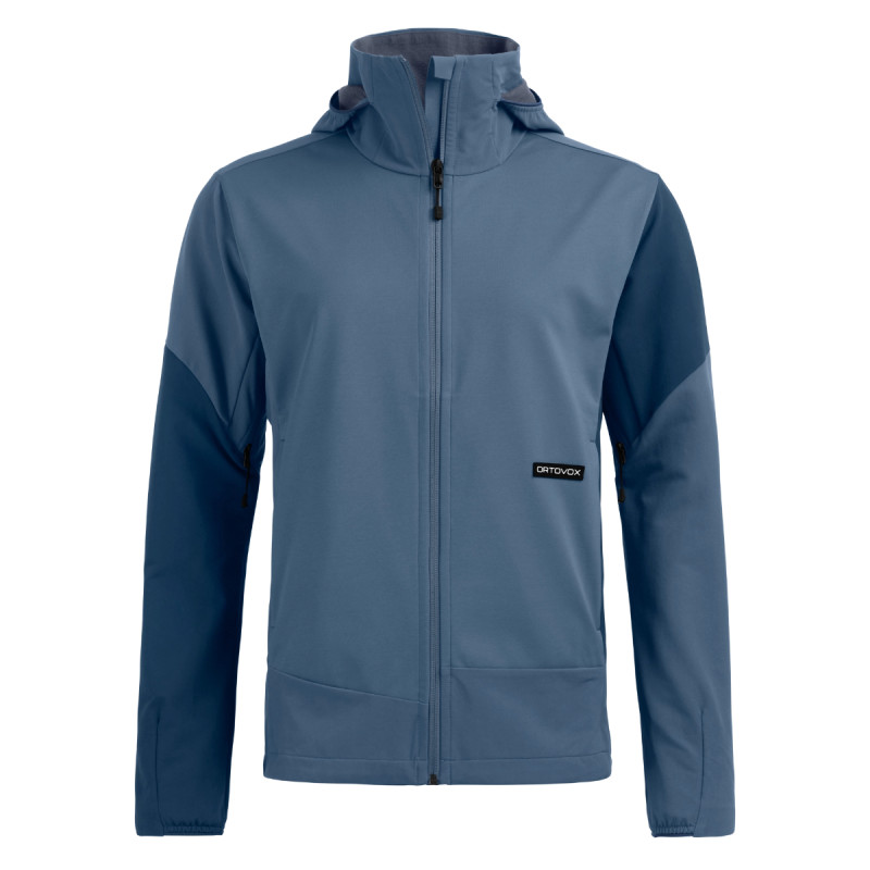 Dámska bunda Ortovox ORTLER SOFTSHELL PLUS JACKET  - modrá