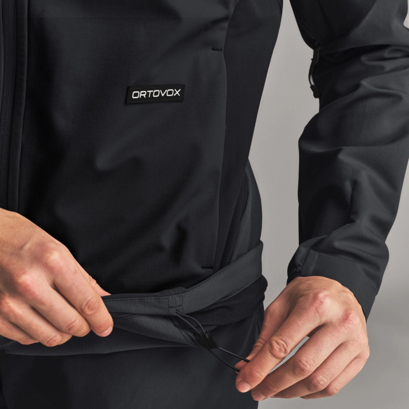 Dámska bunda Ortovox ORTLER SOFTSHELL PLUS JACKET  - čierna