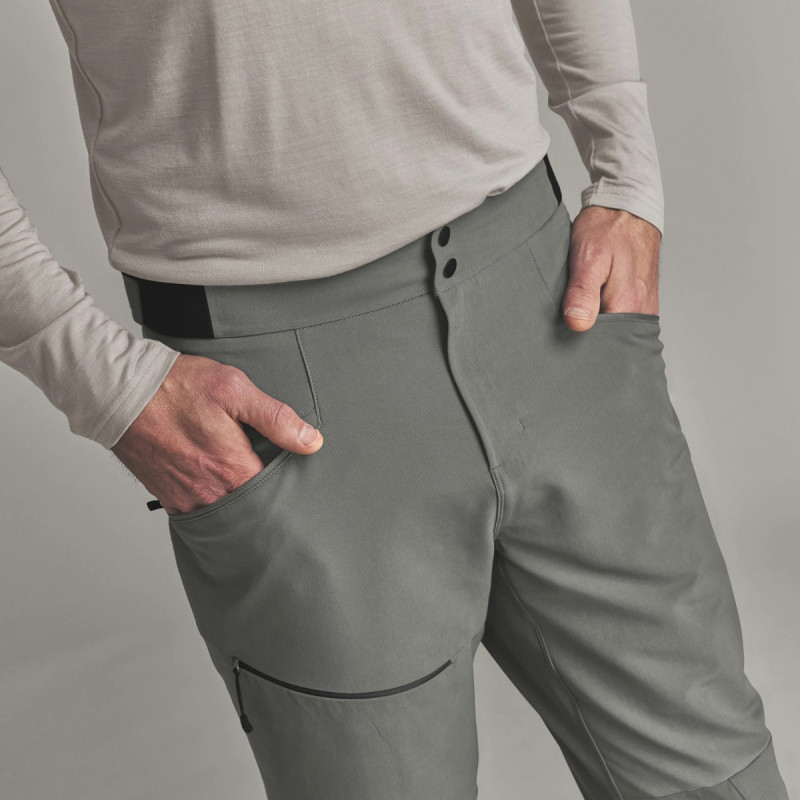 Pánské kalhoty Ortovox ORTLER SOFTSHELL PANTS  - tmavě zelená