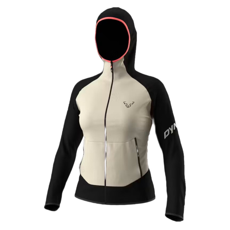 Dámska mikina Dynafit TRANSALPER LIGHT POLARTEC HOODED JACKET  - svetlo hnedá