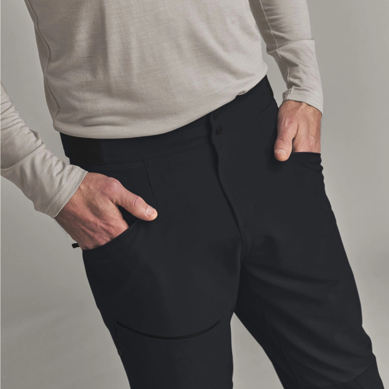 Pánské kalhoty Ortovox ORTLER SOFTSHELL PANTS LONG  - černá