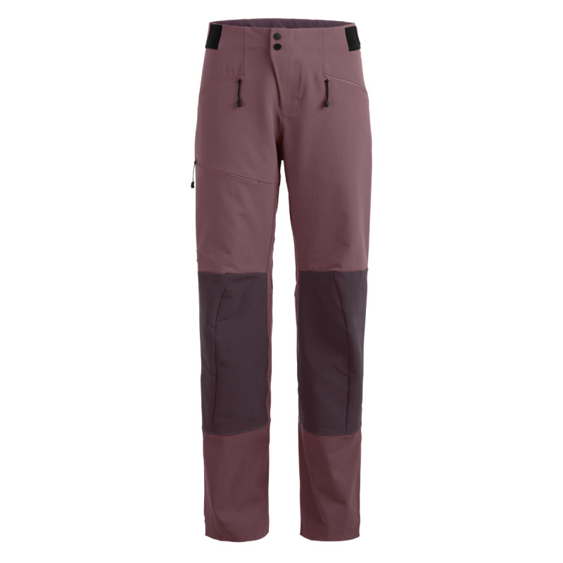 Dámske nohavice Ortovox ORTLER SOFTSHELL PANTS  - tmavo ružová