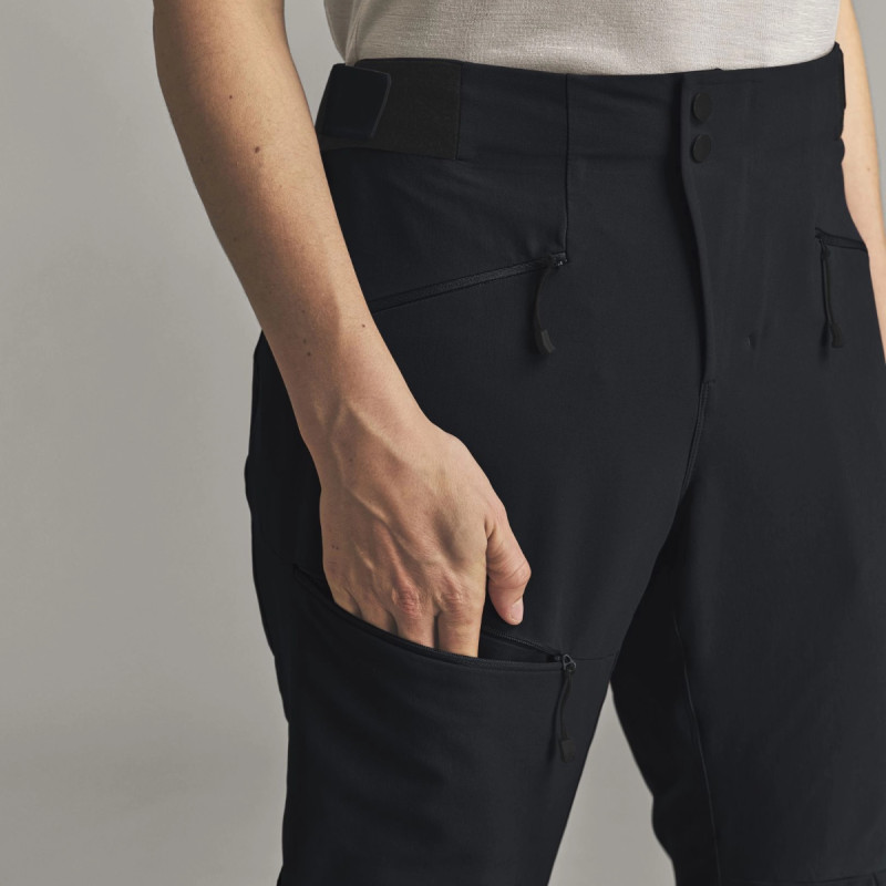 Dámske nohavice Ortovox ORTLER SOFTSHELL PANTS  - čierna